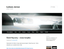 Tablet Screenshot of lukaszjarosz.com